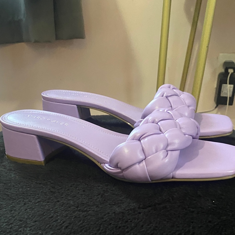 Purple Braided Women's Heels